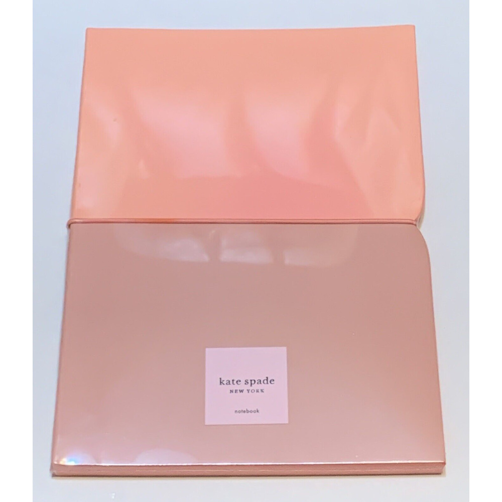 Kate Spade New York Pink Plunge Notebook 168 Lined Pages Elastic Closure New Sea